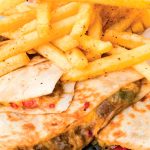 Chilli beef quesadilla